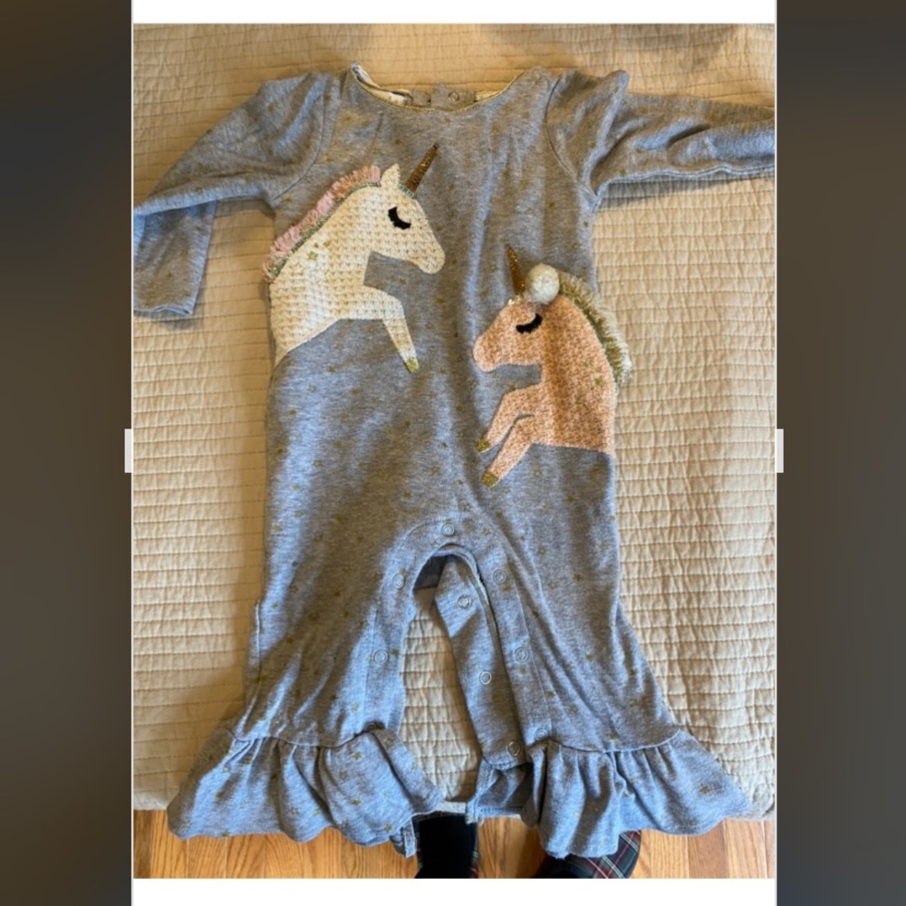 Mud Pie Unicorn Romper